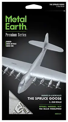 Fascinations Premium Series ICONX THE SPRUCE GOOSE Metal Earth Model Kit 1:210 • $30.95