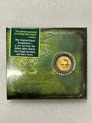 ALICE COOPER *Billion Dollar Babies 50th Anniversary Deluxe Edition *NEW 2 CD!! • $14.99