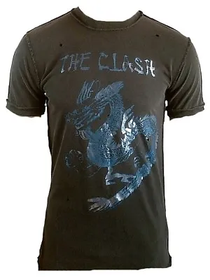 £41.14 • Buy Hot Amplified Official The Clash Dragon Rock Star Vintage Vip Holes T-SHIRT S