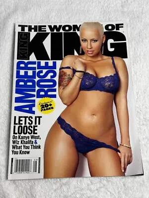 The WOMEN Of KING Magazine AMBER ROSE Jul/Aug 2011 Kanye West Ex • $9.99