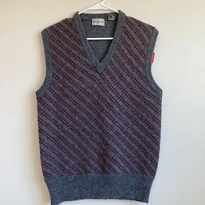 Vintage Michael Jordan Sweater Vest Wool Hong Kong Made Men’s Size M • $16