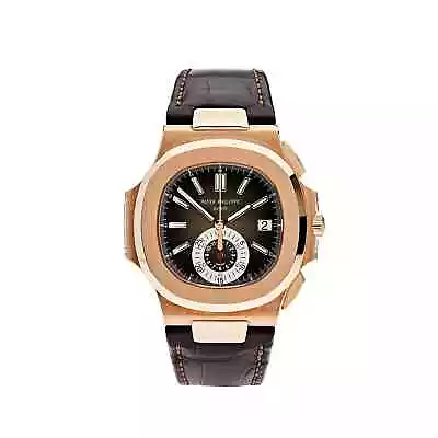 Patek Philippe Nautilus  Men's Watch 5980R-001 Chronograph Date Rose Gold  (2... • $135000