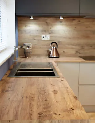 Mississippi Pine Effect  Kitchen Worktop Laminate  3m X 600mm  40mm Square Edge. • £165