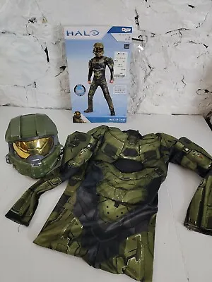 Halo Master Chief Child Costume Youth Boy Girl Unisex Size Medium 7-8 With Mask  • $20