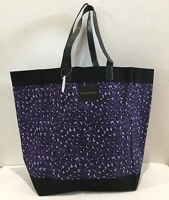 Victoria's Secret  Purple Leopard Getaway Tote Bag • $19.99