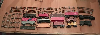 VINTAGE LIONEL MARX Flyer TRAIN LOT Parts Track Engine Tenders 1950s 1960s 60s • $39.99