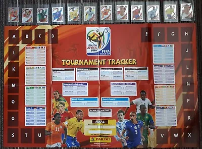 Panini : 2010 FIFA World Cup South Africa - Tournament Tracker Poster Stickers • $3.73