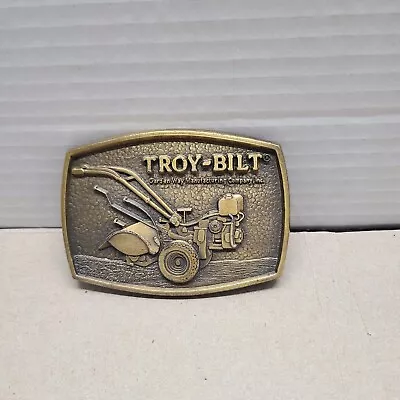 TROY-BILT Garden Way Manufacturing. Co. Rototiller Farming Belt Buckle New (d1) • $9.99