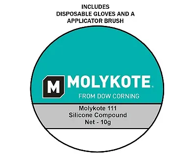 £4.39 • Buy Dow Corning Molykote 111 Silicone Grease For Rubber And Plastic O Rings ,Valves 
