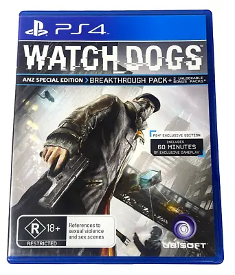 Watch Dogs Sony PS4 Playstation 4 • $12.90