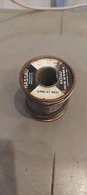 Lead Lashing Wire Solder Nassau Smelting And Refining Co. 6634 Vintage 1.45 Lbs • $39.97