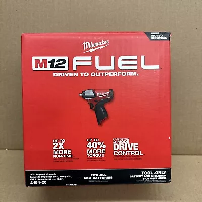 Milwaukee 2454-20 M12 FUEL 3/8  Impact Wrench - Tool Only • $155