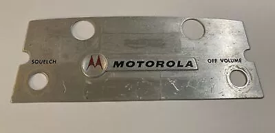 Motorola MOTRAC MOCOM-70 Control Head Escutcheon Nameplate 1 Frequency Item J • $14