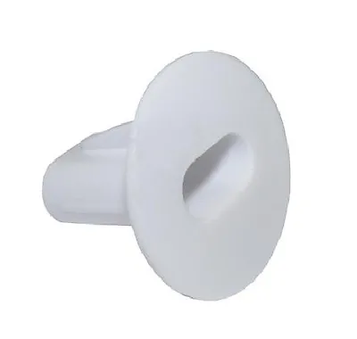 100 X White Double Entry Grommets - Satellite Shotgun Wall Cable Installation • £12.99