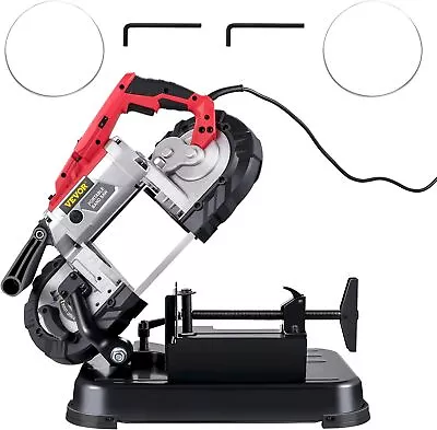 Portable Band Saw 110V Removable Alloy Steel Base Cordless 5 Inch Cutting • $172.09