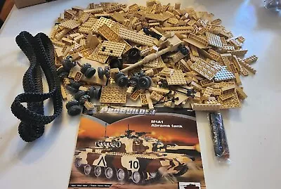 Vintage Mega Bloks Pro Builder M1A1 Abrams Tank #9734 W Camo Stiks! • $47.95