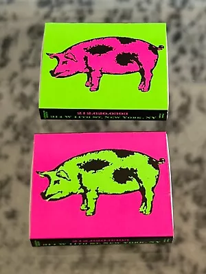 The Spotted Pig NYC Matchbook (1) (Green W Pink Pig) • $14.99