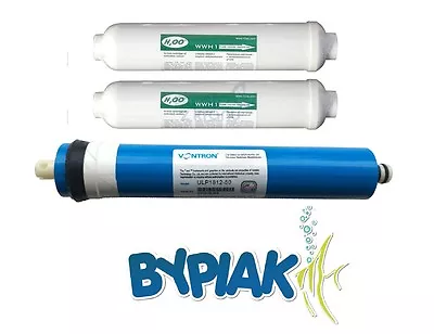 £25.90 • Buy 3 Stage Reverse Osmosis RO Unit Complete Filters Replacement With 75GPD Membrane