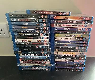 Job Lot Of 39 Blu-ray Bundle - Discs Mainly Marvel-  Most At Least NM • £9.99