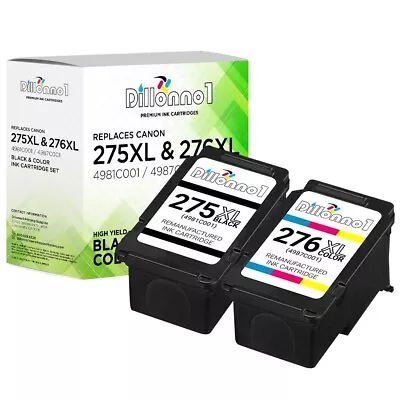 For Canon PG-275XL CL-276XL For PIXMA TS3520 TS3522 -SHOW INK LEVEL • $30.95