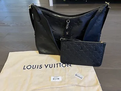 Louis Vuitton CarryAll MM With Pochette Black Monogram Empreinte • $2900