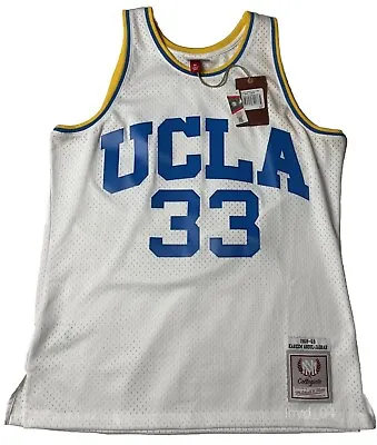 Mitchell & Ness Kareem Abdul-jabbar L Ucla Bruins Jersey $135 Retail Swingman Ds • $89.99