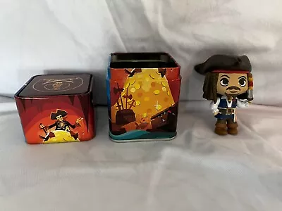 Funko Captain Jack Sparrow Disney Treasures Mystery Mini 3” Figure W/Tin • £13.61