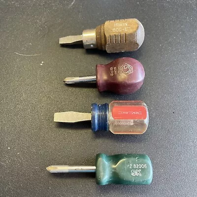 Matco Craftsman S-k Irwin Stubby Screwdriver Phillips Lot (4) • $18.19