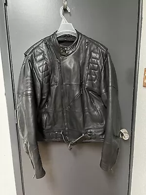 Harley-Davidson Leather Jacket Size XXL Men’s Black CA 03402 Vintage • $215