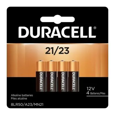 4 Pack Duracell A23 12 Volt Batteries MN21 MN23 23AE 21/23 GP23 23A 23GA • $9.99