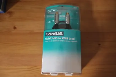 Sound LAB S-Video Male To S-Video Male 1.5m Gold Plated Video Cable • £2.50