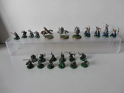 Games Workshop Miniature Lord Of The Rings 26 X Painted Plastic Figures • £15