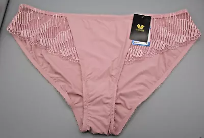 WACOAL~8 XL~841117~Zephyr Pink LA FEMME Bikini Panty • $15.99