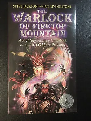 THE WARLOCK OF FIRETOP MOUNTAIN Fighting Fantasy #1 Wizard Books VG+ • £10.99