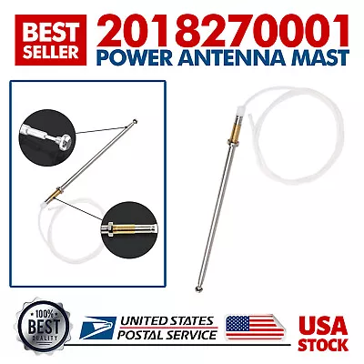 Power Antenna Mast For Mercedes-Benz W124 W126 Chrome Plated Stainless Steel US • $13.99