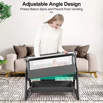 Baby 3 In 1 Bassinet Bedside Sleeper Baby Bassinet For Newborn Baby Crib Sleeper • $118.99