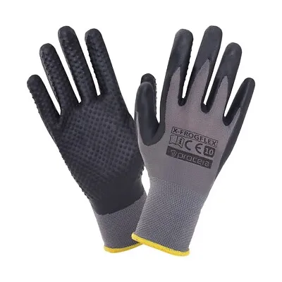 £3.01 • Buy X-FROGFLEX Construction Protective Safety Work Gloves Multipurpose Anti Slip 