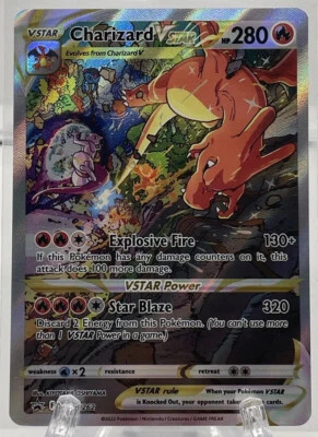 $14.99 • Buy Charizard VSTAR SWSH262 Black Star Promo Holo Pokemon Card - UPC