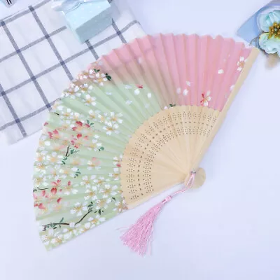 Folding Fan Fashion Japanese-style Delicate Handheld Fan Frame Girls Ladies • $10.85