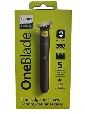 Philips Oneblade Trim Edge Shave 360 Blade 5 Length Settings Face NEW IN BOX • $24.90