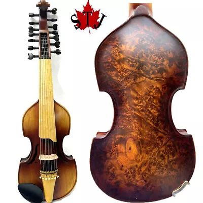 Bird's Eye Maple Wood SONG Master 7×7 Strings 14  Viola D'AmoreRich Sound 15349 • $699