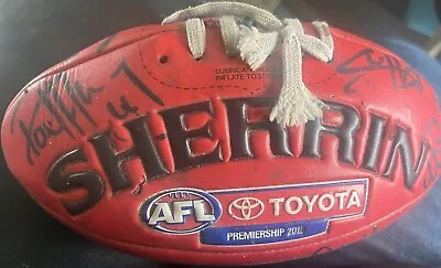 Afl Hawthorn Freemantle 2013 Premiership Football Signed • $80