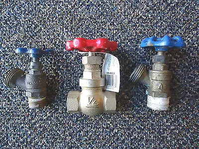 Lot Of 3 Valves   NOS   Stop Valve For WaterOilAir2 Water Valves   GREAT LOT • $27.99