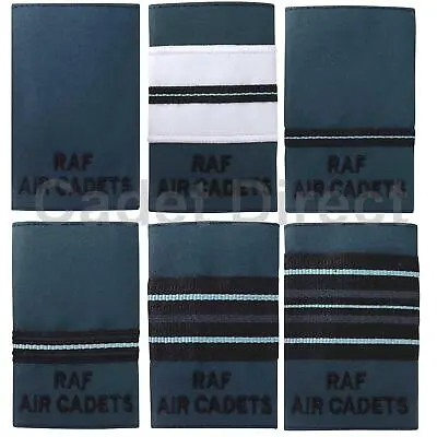 Air Cadet Officers Rank Slides RAF Dark Blue Jacket Wet Weather • £5.45