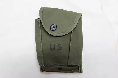 US Military Issue WW2 M1 Carbine Ammo Large Magazine Belt Pouch Canvas J20 • $64.95