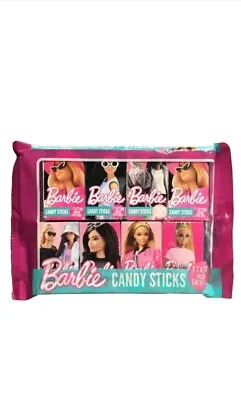 Barbie Candy Sticks Birthday Party Bag Filler With Tattoos 8 Mini Packs • £3.95