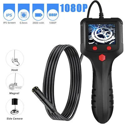£24.31 • Buy Industrial Endoscope Camera 1080P HD 2.4  LCD Borescope Inspection Camera LED