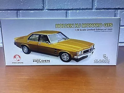 $319.99 • Buy 1:18 Holden HJ GTS Monaro Contessa Gold