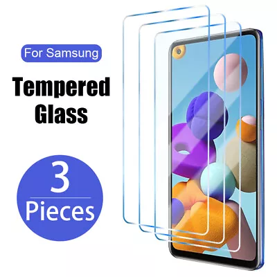 3Pcs Tempered Glass Screen Protector Film For Samsung Galaxy S22+ A52 A52S A72 • $7.12