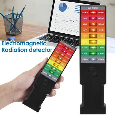 Hot Digital EMF Tester Electromagnetic Radiation Detector Meter Counter LCD Tool • £8.99